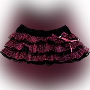Sweet love burgundy star skirt/tutu size small